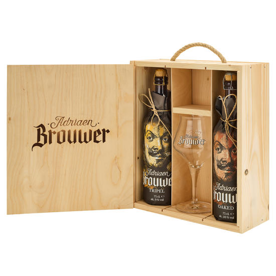 ADRI.BROUWER BIO 2X3/4+GL HOUT