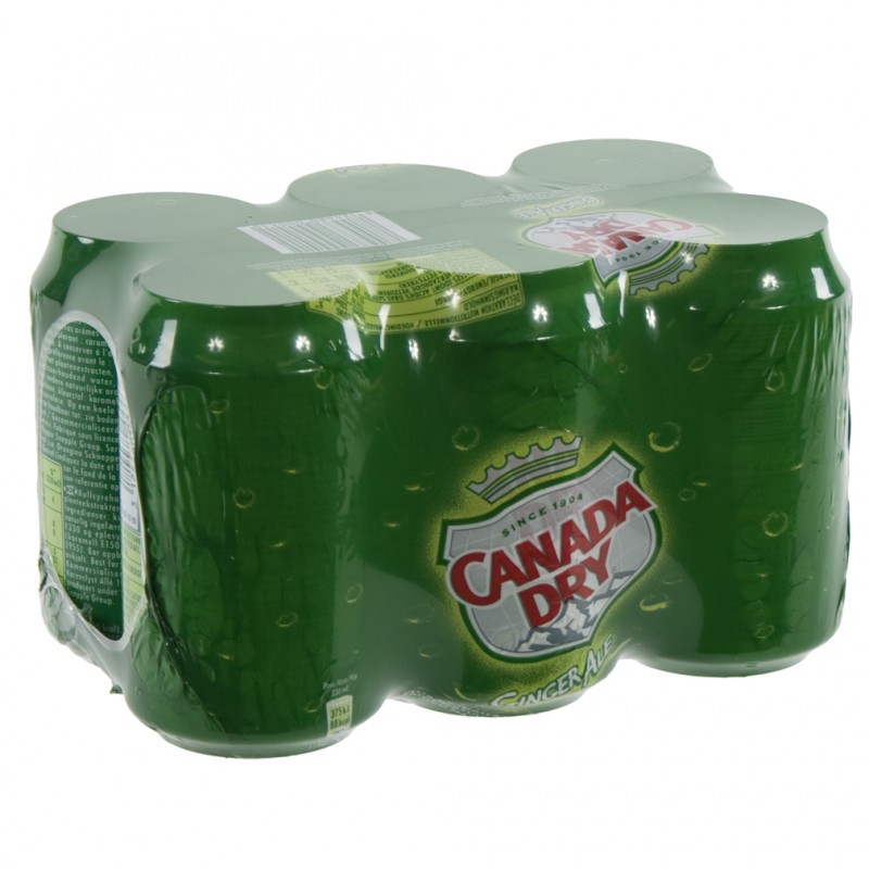CANADA DRY CANS 0.33 (6)
