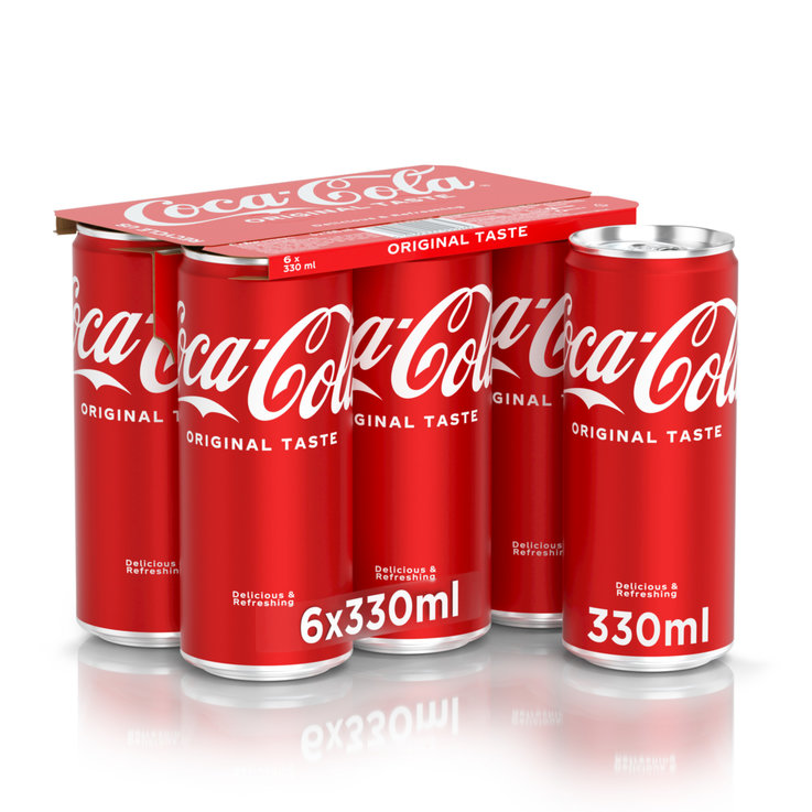 COCA-COLA CANS 0.33 (6)
