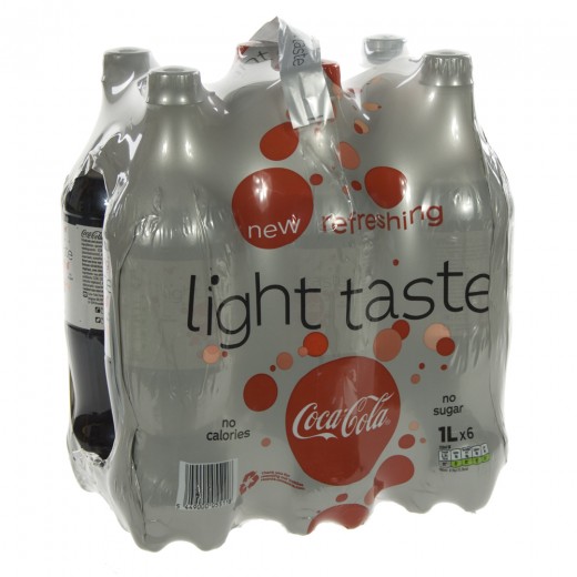 COCA COLA LIGHT 1/1 (6) PET