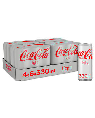 COCA-COLA LIGHT CANS 0.33(4X6)