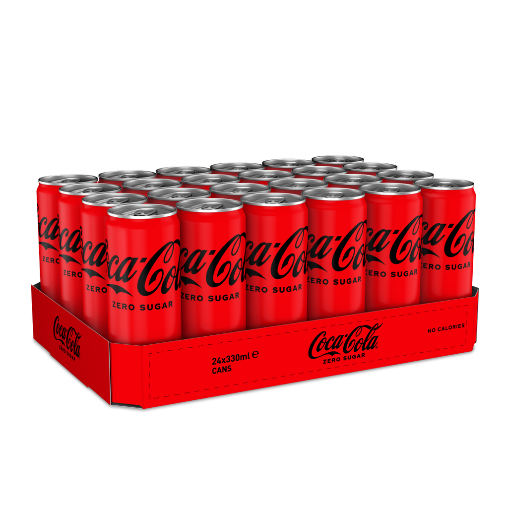 COCA-COLA ZERO CANS 0.33 (24) SLEEK