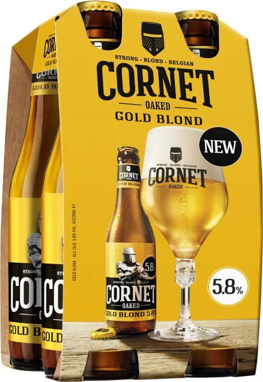 CORNET 1/3 GOLD BLOND 5.8% (4)