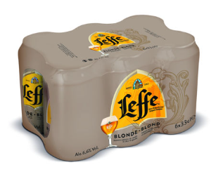 LEFFE BLOND CANS 0.33 (6)