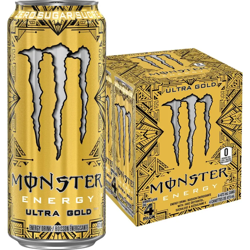 MONSTER CANS 0.5 (4) ULTR GOLD
