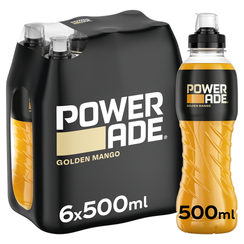 POWERADE AQ 0.5 GOLD MANGO (6)