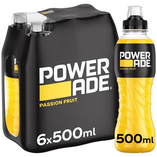 POWERADE AQ 0.5 PASS FRUIT (6)