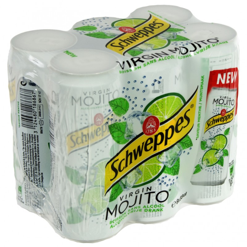 SCHWEP MOJITO CANS 0.33 (6)