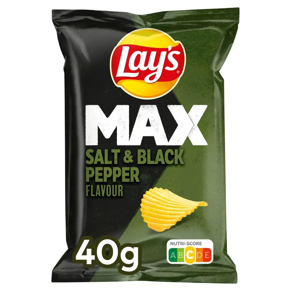 CHIPS LAYS SALT&BL.PEP 40G