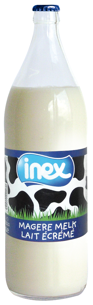 INEX MAGERE MELK 1/1 GLAS