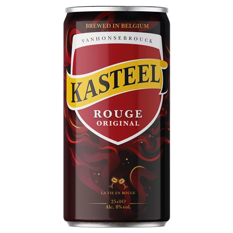 KASTEELBIER ROUGE CANS 0.25
