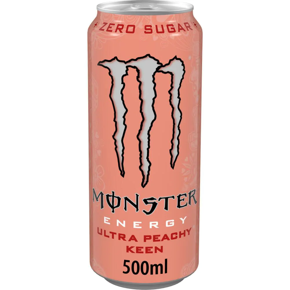 MONSTER CANS 0.5 PEACH KEEN
