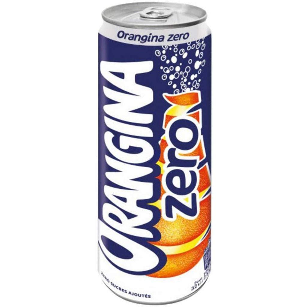 ORANGINA CANS 0.33 ZERO