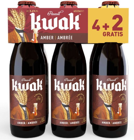 KWAK 1/3 AMBER (6) 4+2