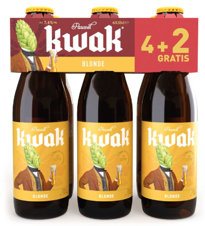 KWAK 1/3 BLOND (6) 4+2
