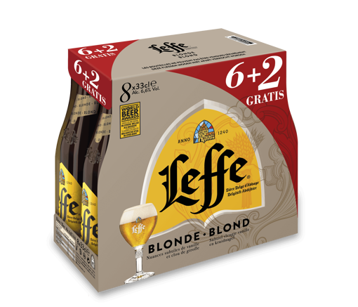 LEFFE BLOND 1/3 (8) 6+2