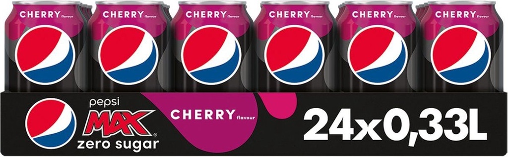 PEPSI MAX CANS SHERRY 0.33(24)