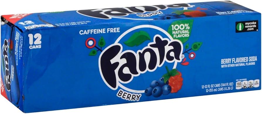 FANTA BLUE BERRY CANS 0.33(12)