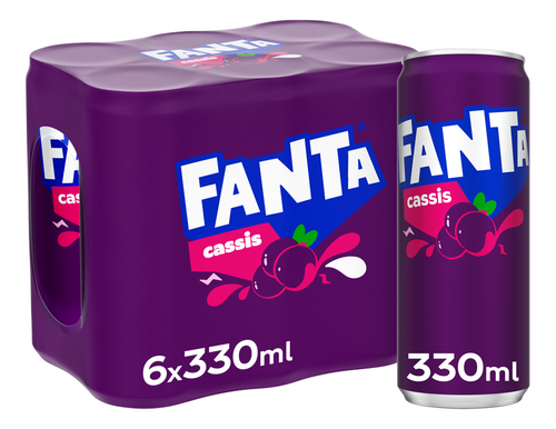 FANTA CASSIS CANS 0.33 (6)
