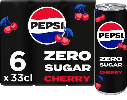 PEPSI MAX CANS SHERRY 0.33 (6)