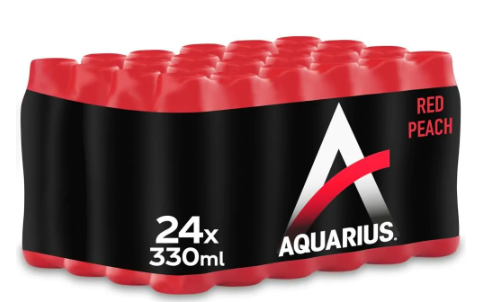 [25029] AQUARIUS 0.33 RD PEACH (24)PET