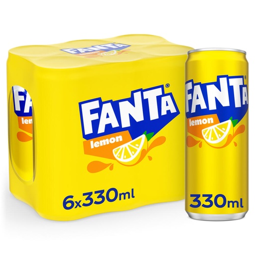 [25088] FANTA LEMON CANS 0.33 (6)