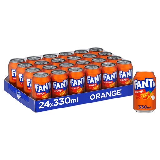 [25131] FANTA ORANGE 0.33 CANS(24)DIK