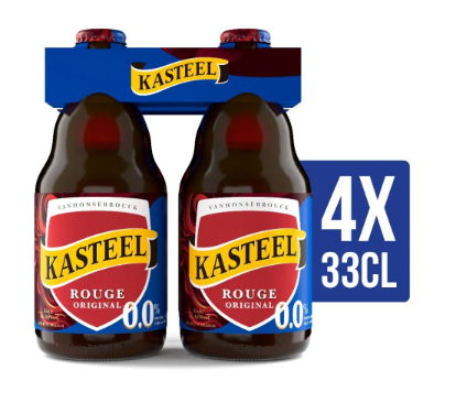 [12407] KASTEELBIER ROUGE 0.0% 1/3 (4)