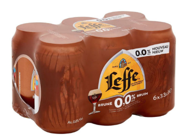 [12288] LEFFE 0.0% BRUIN CANS 0.33 (6)