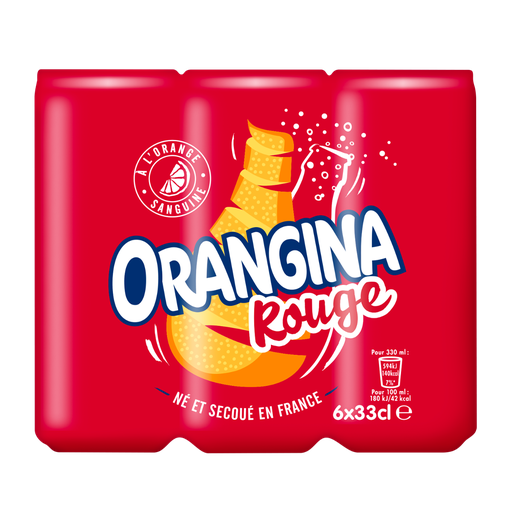 [26322] ORANGINA CANS 0.33 ROUGE (6)