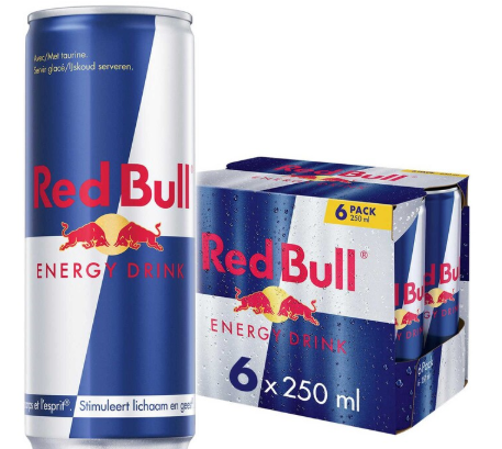 [26332] RED BULL CANS 0.25 (6)