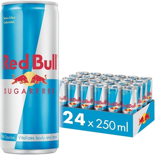 [35890] RED BULL CANS 0%SUGAR 0.25(24)