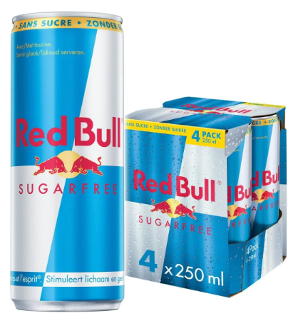 [26413] RED BULL CANS 0% SUGAR 0.25(4)