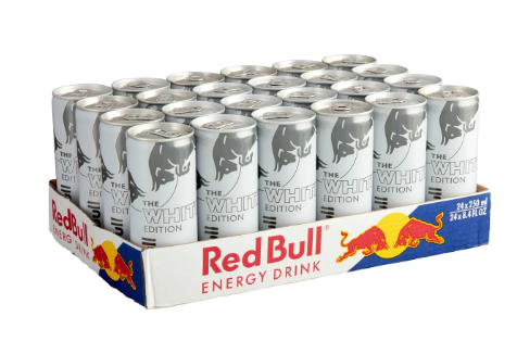 [19041] RED BULL CANS WHITE 0.25 (24)