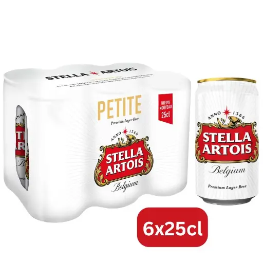 [12370] STELLA CANS 0.25 (6)