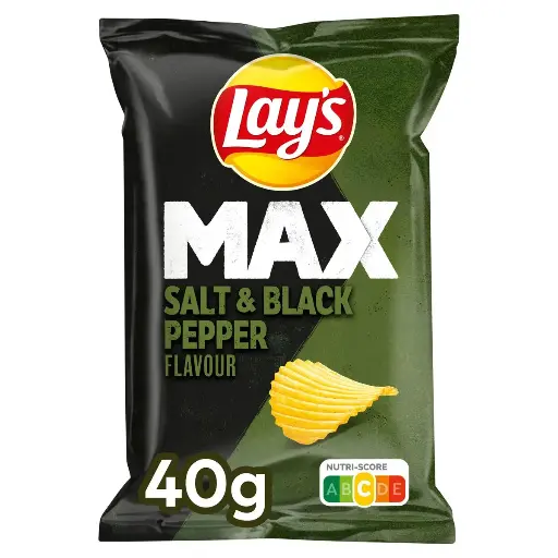 [60419_S] CHIPS LAYS SALT&BL.PEP 40G