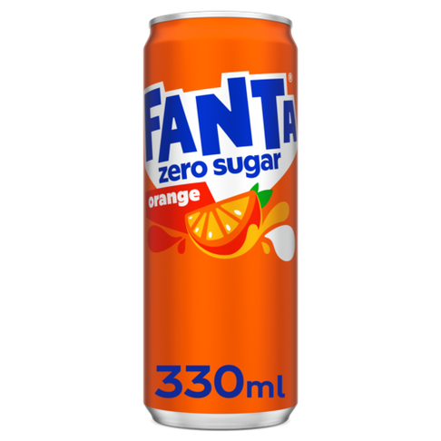 [25006_S] FANTA ORANGE ZERO 0.33 CANS