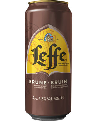 [10806_S] LEFFE BRUIN CANS 0.5